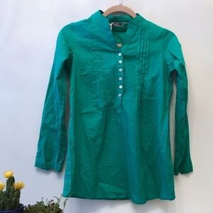 NWT Akkriti India Green Tunic Shirt XS​​​​​